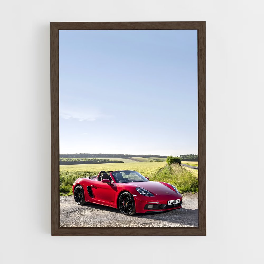Poster splendide Boxster GTS – affiche Porsche (vue 5)